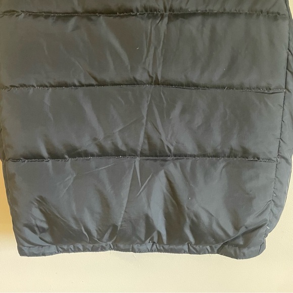 Vintage The North Face Down Puffer Vest Hooded Black Mens Size Medium - Picture 7 of 12